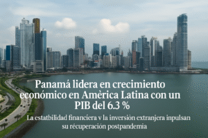 Panamá lidera en crecimiento económico en América Latina con un PIB del 6.3%