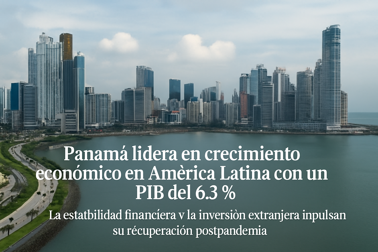 Panamá lidera en crecimiento económico en América Latina con un PIB del 6.3%